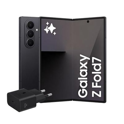 Samsung Galaxy Z Fold7 con caricatore 25W EP-T2510NBEGEU, Smartphone AI con 3 anni di Garanzia del produttore, RAM 12GB, 256GB, Jetblack