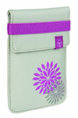 LÄSSIG smartphone hoes, Flower Grey, 10 cm, pocket organizer