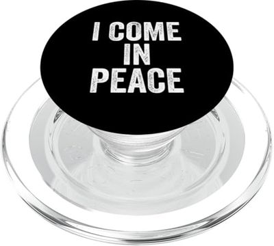 Vengo en paz, soy paz, divertida pareja de amantes PopSockets PopGrip para MagSafe