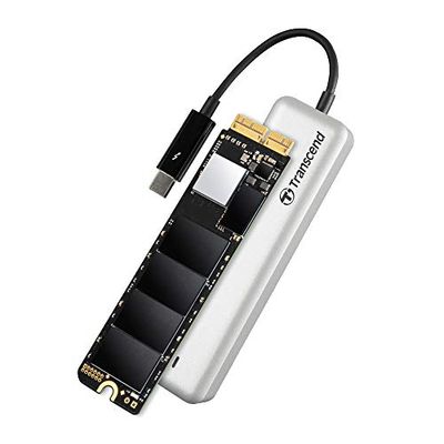 Transcend 960GB JetDrive 855 SSD (with enclosure) for MacBook Air 11" & 13" (Mid 2013 – 2017), MacBook Pro Retina 13" & 15" (Late 2013 – Mid 2015) Up to 1600/1400 MB/s TS960GJDM855