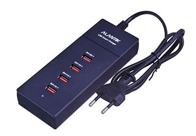 Alantik Cargador USB con 4 Puertos USB