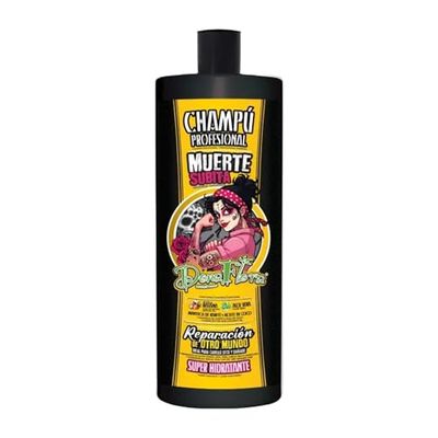 DONA FLORA Muerte Súbita Shampoo 1000 ml - Intensive Care for Damaged Hair - Regenerates, Nourishes & Repairs - With Deep Effect - No Sulphates & Parabens - For All Hair Types