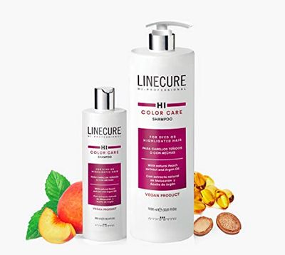 Hipertin - Shampoo vegano per capelli colorati e con stoppini Color Care, 1000 ml