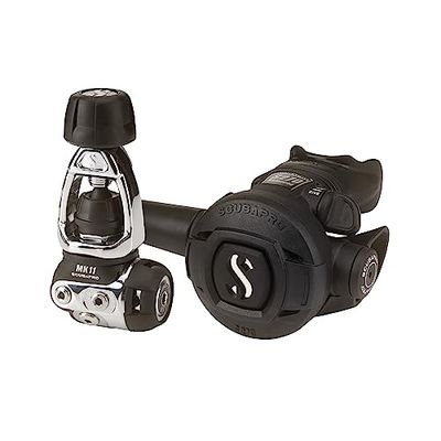 Scubapro MK11/S270 Kit de détendeur pour plongée en Eau Froide Unisex-Adult, Black/White, One Size