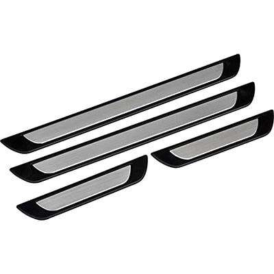BREMER SEAT COVERS Door Sill Plate Set 4X for Peugeot 308 2 from 2013-2021 Protective Strips Paint Protection