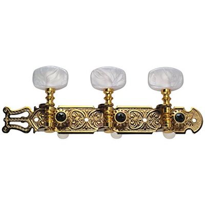 Golden Gate F-2119 Klassieke Gitaar Tuners - 2 Planken (3+3) - Goud