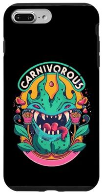 Carnivorous Plant Crazy Cartoon Design with Monster fly trap Case for iPhone 7 Plus/8 Plus