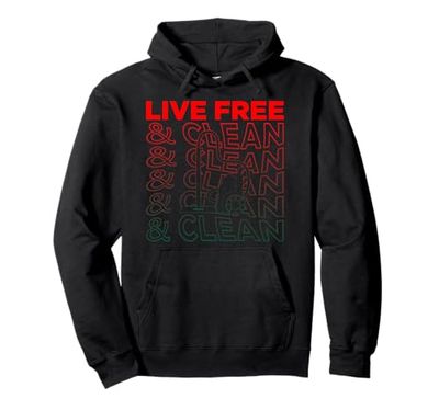 Fun Vacuum Cleaner Live Free & Clean Aspirapolvere Felpa con Cappuccio