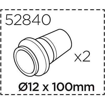 ADAPTADOR THULE HORQUILLA 12X100MM EJE PASANTE