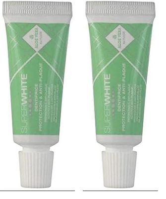 Superwhite Dentifrice Soin Protection & Anti-Plaque Aloe Vera 15 ml (Lot de 2)