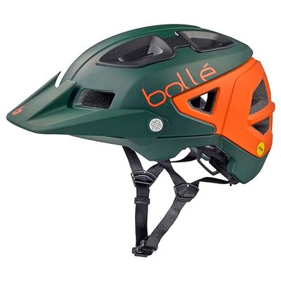 BOLLÉ Trackdown MIPS helm, volwassenen, uniseks, groen oranje, M