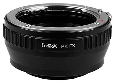 Fotodiox Lens Mount Adapter, Pentax K (PK) Lens to Fujifilm X-Series Mirrorless Cameras Such as X-Pro1, X-E1, X-M1, and X-T1