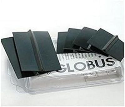 Globus G0463 Lot de 6 électrodes en Silicone Conductrice Unisexe pour Adulte Noir