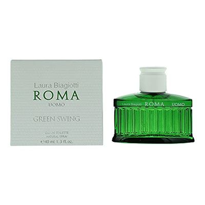 Laura Biagiotti Roma Uomo Green Swing Eau De Toilette, 40 ml