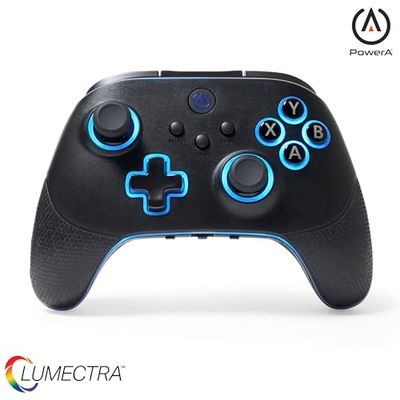Controller wireless PowerA OPS v3 Pro per PC (Windows) e Cloud Gaming con Lumectra, gamepad Bluetooth ricaricabile con RGB, pulsanti mappabili e meccanici con trigger effetto Hall e levette