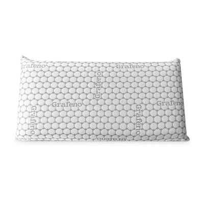 Homey - Almohada Viscoelástica Carbono | Máximo Confort y Excelente Adaptabilidad con Propiedades Antiestrés | 90 x 40 cm