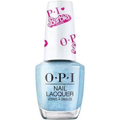 OPI Classic Nail Polish, Long-Lasting Luxury Nail Varnish, Original High-Performance, OPI x Barbie Collection, Yay Space!, Blue Nail Polish, 15ml