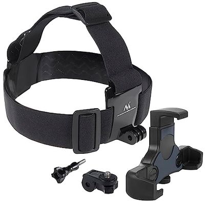 Maclean MC-448 Support Serre-tête Sport pour téléphone Portable, Appareil Photo, GoPro et Autres caméras Universel