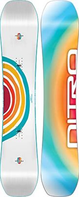 Nitro Snowboards OPTISYM Womens BRD '23 Freestyleboard, Asym Twin, Cam-Out Camber, Urban