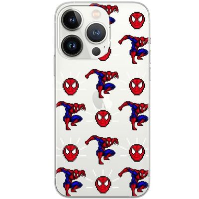 ERT GROUP mobile phone case for Iphone 13 PRO original and officially Licensed Marvel pattern Spider Man 025 optimally adapted to the shape of the mobile phone, partially transparent
