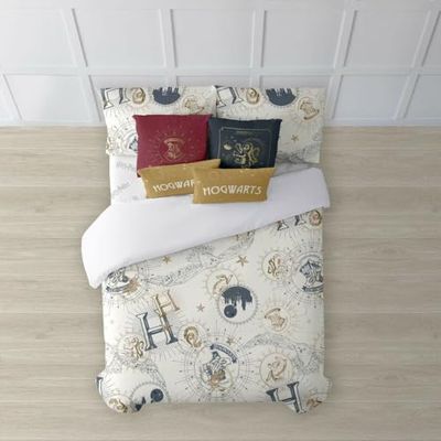 Funda Nórdica Harry Potter Gold Multicolor 175 Hilos 260 x 240 cm Cama de 180