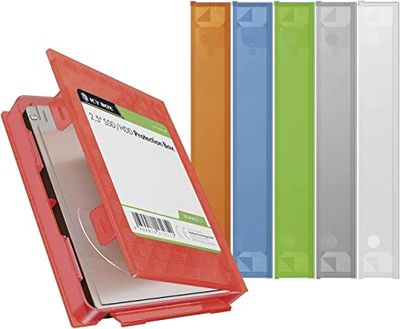 ICY BOX IB-AC6251-6 2.5 HDD Protective Case in 6 Colours up to 9.5 mm Hard Drive