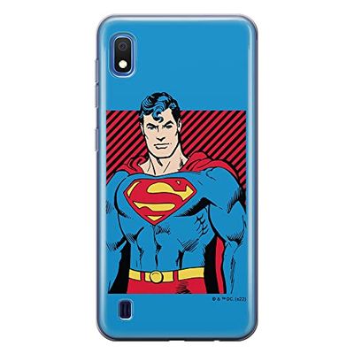 Ert Group Funda para teléfono móvil Samsung A10 Original y con Licencia Oficial de DC con diseño Superman 029 Perfectamente Adaptada a la Forma del teléfono móvil, Funda Hecha de TPU