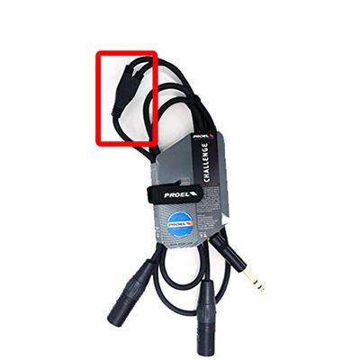 Proel CHLP325LU15 - Cavo audio professionale ad ”Y” con connessioni Jack Stereo 6.3 mm a 2 x Cannon XLR 3P Maschio (CHLP325LU15)