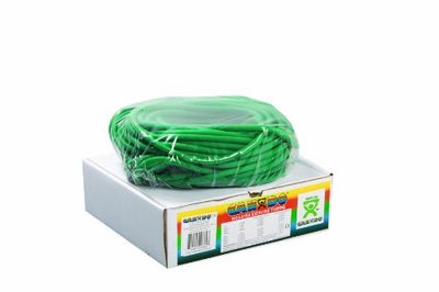 CanDo Power Tube LATEX-free - Fitness Tube, Cando resistance trainer for Functional Training - 30.5 m - green (medium) - alternative to dumbbells