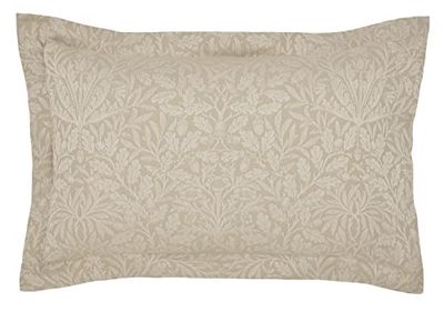 Morris & Co, Funda de almohada Oxford de bellota pura, crema, Talla única