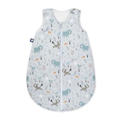Julius Zöllner Babyslaapzak voor het hele jaar van jersey katoen, standaard 100 door Oeko-Tex, Made in Germany, maat 98, Smart Friends