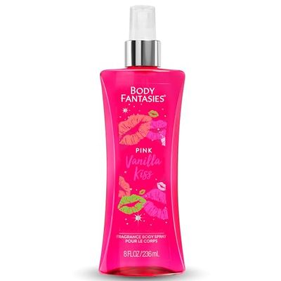 Body Fantasies Pink Vanilla Kiss Body Spray 236mL