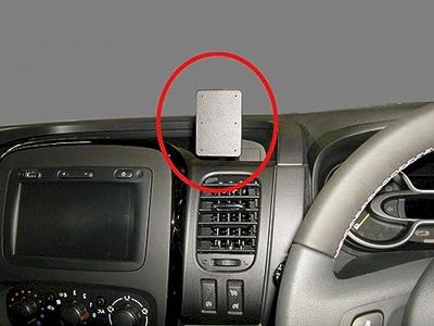 Brodit | Supporto per Veicolo ProClip 655261 | Made in Sweden | Fissaggio Centrale | per Veicoli Guida a Destra | Adatto per Supporti dispositivi, Nero