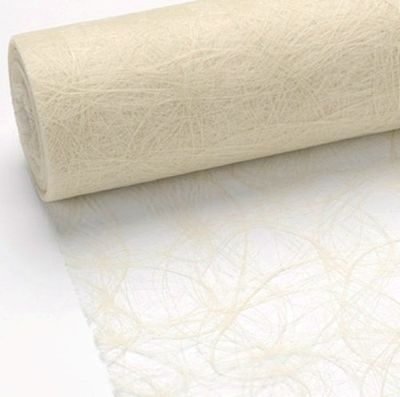 Unbekannt Caminho de mesa, textura, bege, 20 cm x 25 m