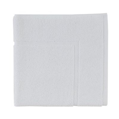Essix Home Collection Tapis Aqua - Blanc - 60 x 60 cm - Manta para Cama, Color Blanco