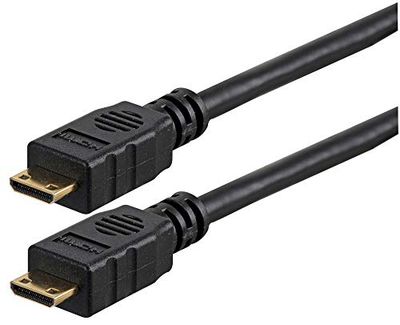 Pro Signal PSG91328 High Speed 4K UHD HDMI Lead with Ethernet, Mini C Male to Mini C Male, 1 m, Black