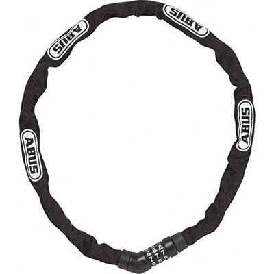 ABUS Steel-O-Chain 4804C cadeado de corrente - Cadeado de combinação de aço especial - nível de segurança 3 - 75 cm - preto