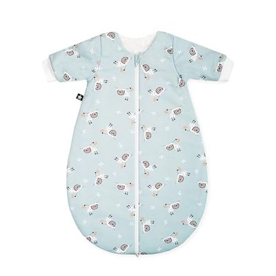 Julius Zöllner Saco de Dormir de Invierno, Relleno cálido, 2,5 TOG, Lavable a 60 °C, Fabricado en Alemania, Certificado Öko-Tex Standard 100, Caracol, Talla 56/62