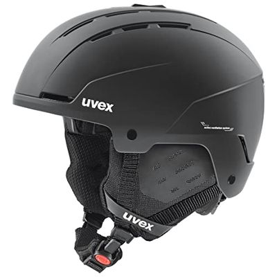 uvex stance, Skidhjälmen unisex – vuxen, black matt, 54-58 cm