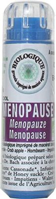 KOSMEO B Ménopause Complexe Fleurs de Bach sans Alcool 130 Granules Renforcé par Chromothérapie - BIO - 0.12 kg