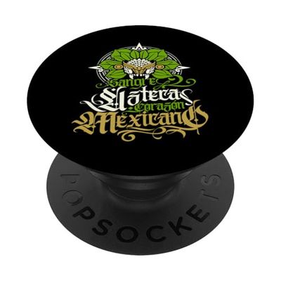 Sangre Azteca Corazon Mexicano PopSockets PopGrip Adhesivo