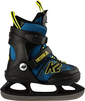 K2 Freedom Ice B Blue_Yellow Chaussures De Hockey Adulte Unisexe, 32
