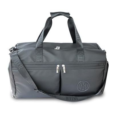 Inter Borsoneinter, Bolsa Unisex Adulto, Black, 10 POLLICI