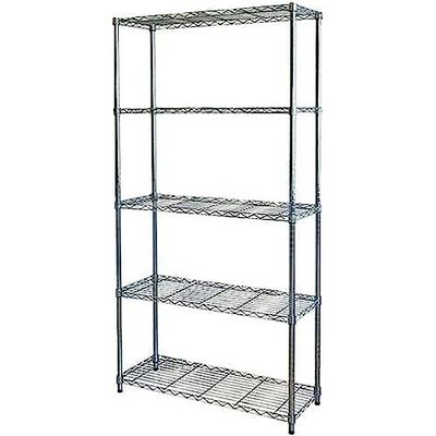 Kit Closet Stylo -étagères métalliques, 5 Rayons