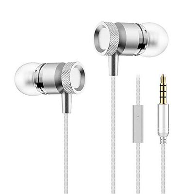 Auriculares de Metal para Huawei Mate 20 X con micrófono Manos Libres intraaugurales (Clavija)