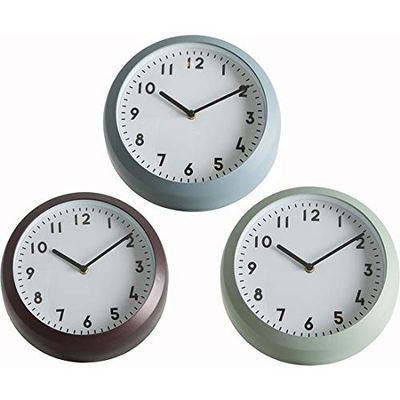 Desconocido B and B Wall Clock, 26 cm, Assorted Colours, Composite, Multi-Colour, One Size