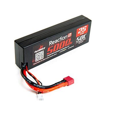 Dynamite Reaction2 7.4V 5000mAh 2S 50C LiPo HardcaseDeans DYNB5025HD Battery