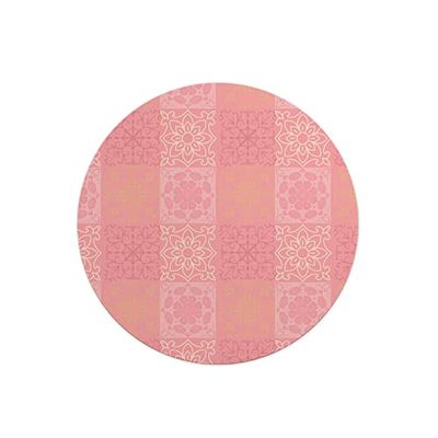 Questo Casa, Ronde digitaal bedrukte muismat, antislip onderkant, voor kantoor en thuis, diameter: 22 cm