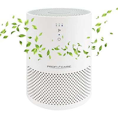 ProfiCare 330750 PC-LR 3075 Purificateur d'air avec Eclairage LED - 20 m2, Blanc