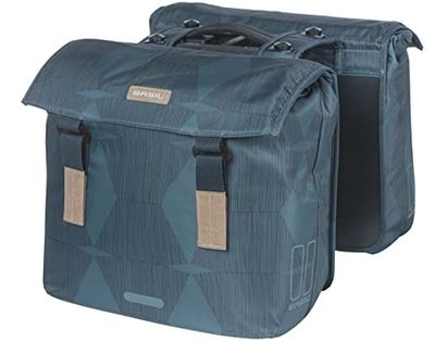Basil Dubbele tas Estate Blue 40-49 liter